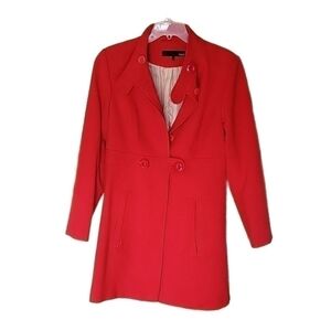 Next London Gray Coat UK 16 / US 12 – Classic Fall Winter Longline Jacket